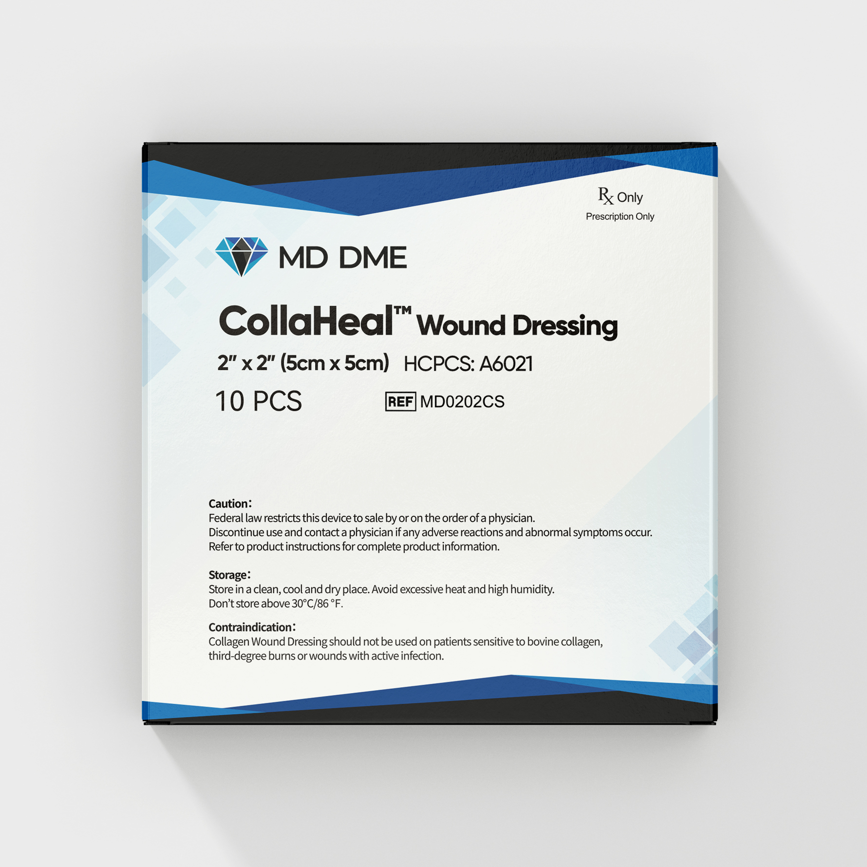 CollaHeal Collagen Matrix 2x2